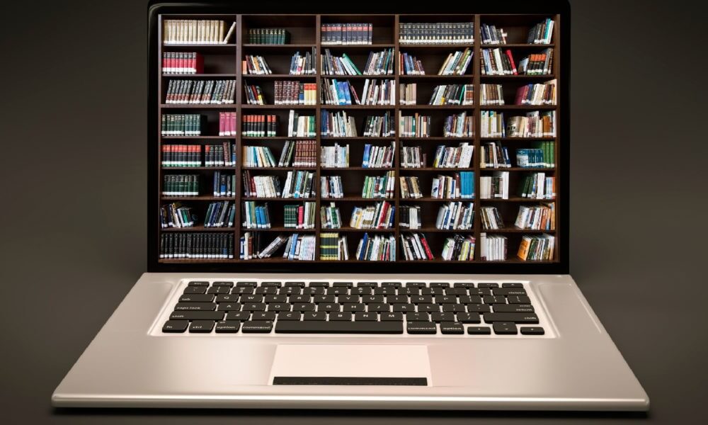 تصميم موقع مكتبة الكترونية